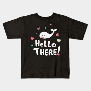 Whale Hello There Funny Kids T-Shirt